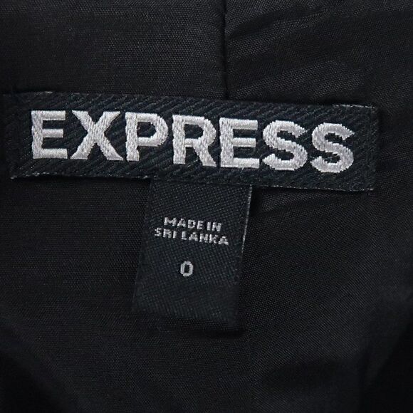 EXPRESS NAVY & RED PLAID PENCIL SKIRT SIZE 0 - Picture 3 of 12